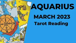 Aquarius: You’re Going To Be SHOCKED To See Who Really Has Your BACK! 💛 MARCH 2023 Monthly Tarot