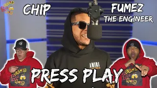 CHIP WON AT THIS POINT! | Americans React to Chip - Plugged In W/ Fumez The Engineer  PressPlay