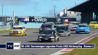 MOTOR TV22: RE-LIVE Tourenwagen Legenden Finale 2022 Rennen 2 Nürburgring | ADAC Racing Weekend