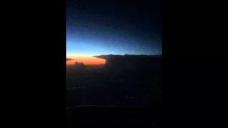 Thunder storm time lapse  from plane (illinois area ) on August 2nd night