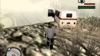 GTA San Andreas - Mt. Chiliad (Climbing & Jumping Off)