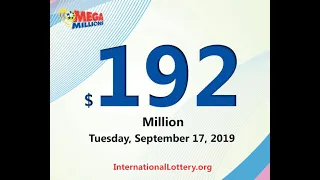 Mega Millions Jackpot jumps to $192 million for Tuesday, September 17, 2019