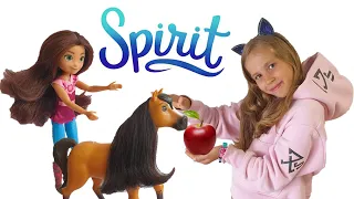 Спирит Непокорный обзор Куклы и Лошади из мультфильма Spirit Untamed