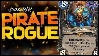Hearthstone | New Pirate Rogue  - Cant stop WINNING - New Tier1 Deck?! | Voyage to the Sunken City