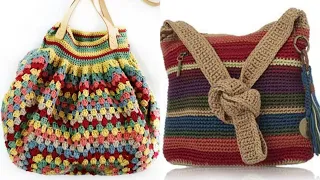 Marvelous and stylish hand-knitted Crichton handbag Designs//Latest crochet hand bags 2023