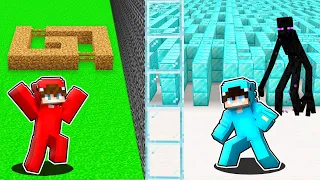 NOOB vs PRO Labirynt MUTANT ENDERMAN w Minecraft