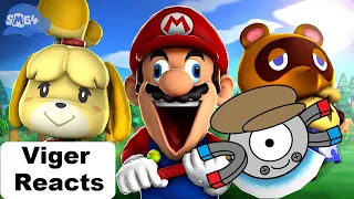 Viger Reacts to SMG4's "If Mario was in Animal Crossing"