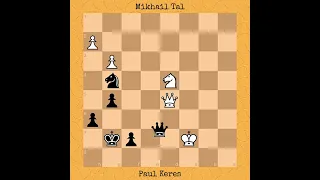Mikhail Tal vs Paul Keres | Bled-Zagreb-Belgrade Candidates, 1959
