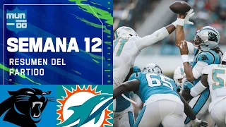 Carolina Panthers vs Miami Dolphins | Semana 12 2021 NFL Game Highlights