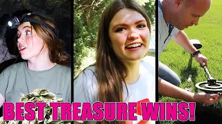 Whoever Finds The Best Treasure Wins! Throwback Video!