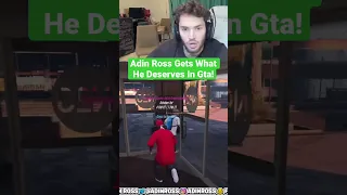 Adin Ross Gets What He Deserves In Gta! #shorts #adinross #gta #fyp