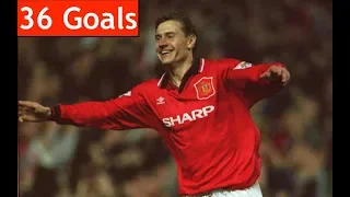 Andrei Kanchelskis / All 36 Goals and 17 Assists for Manchester United