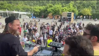 Solomun and Adriatique playing Spada ft Klara Sestiniova "Music Is The Way" in Albania