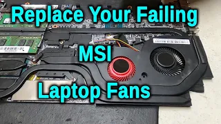How to Replace Your Failing MSI Gaming Laptop Fans Step by Step