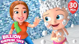 Bath time Song - BillionSurpriseToys Nursery Rhymes, Kids Songs