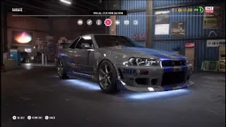 Need For Speed Payback - 2 Fast 2 Furious Brian’s Nissan Skyline