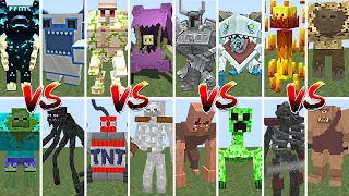 ALL MUTANT CREATURES TOURNAMENT | Minecraft Mob Battle