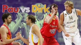 Young Dirk Nowitzki vs Young Pau Gasol | Germany vs Spain | FIBA 2001 | Throwback | Ballero