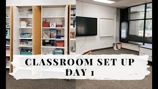 CLASSROOM SET UP DAY 1 || life w little learners