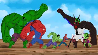 Rescue SHE HULK & SPIDERMAN: Returning from the Hypnosis SECRET - FUNNY|SUPER HEROES MOVIE ANIMATION