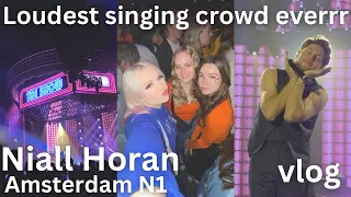LOUDEST CROWD EVER AT NIALL AMSTERDAM N1 🧡 #VLOG