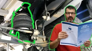 Zusatzluftfederung VB-SemiAir Einbau Mercedes Sprinter oder VW Crafter 1 Komfort-Set how to #G8N