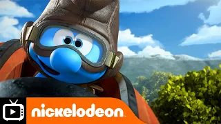 The Flying Smurf 🛩 | The Smurfs | Nickelodeon UK