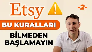 Etsy'de Satış Yaparken Uymanız Gereken Kurallar! Hangi Ürünleri Satabiliriz?