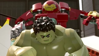 LEGO Marvel's Avengers Walkthrough Part 9 - Anger Management (Hulk Vs. Hulkbuster Fight)