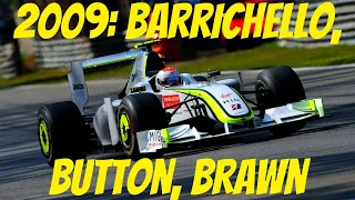 2009: Brawn, Barrichello, Button e a última do Brasil