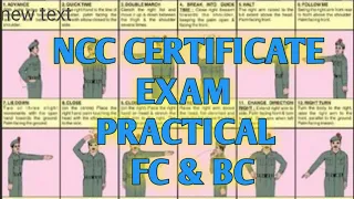 FC & BC PRACTICAL | NCC B & C CERTIFICATE EXAM | Commonly Asked Questions