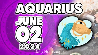 𝐀𝐪𝐮𝐚𝐫𝐢𝐮𝐬 ♒ 🤑 𝐘𝐎𝐔’𝐑𝐄 𝐆𝐎𝐈𝐍𝐆 𝐓𝐎 𝐁𝐄 𝐑𝐈𝐂𝐇 🤑💵 𝐇𝐨𝐫𝐨𝐬𝐜𝐨𝐩𝐞 𝐟𝐨𝐫 𝐭𝐨𝐝𝐚𝐲 JUNE 2 𝟐𝟎𝟐𝟒 🔮#horoscope #tarot #zodiac