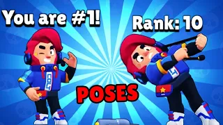 NEW SKIN CHALLENGER COLT WINNING AND LOSING POSE | Brawl Stars Challenger Colt Pose Animation