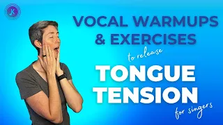 Vocal Warmups and Exercises to Release Tongue Tension | Relaxing Vocal Warmups