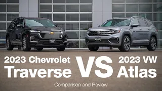 2023 Chevrolet Traverse vs 2023 Volkswagen Atlas | Comparison and Review