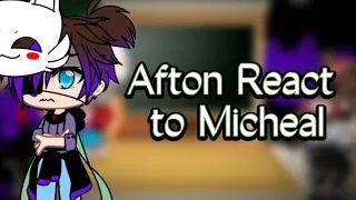 Aftons react to Micheal Afton || FNAF || Afton Family ||ReeNotAvalible