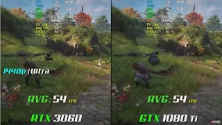 GTX 1080 TI VS RTX 3060 VS RTX 3060 TI В 8 ИГРАХ (1080,1440,2160P)