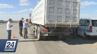 Қарағанды облысында жүк көліктеріне екі күнде 4 млн теңге айыппұл салынған