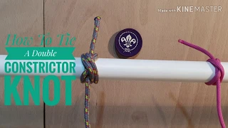 How to Tie A Double Constrictor Knot