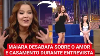 MAIARA FAZ DESABAFO SOBRE AMOR E CASAMENTO APÓS FIM COM FERNANDO, EM ENTREVISTA DE MAIARA E MARAISA