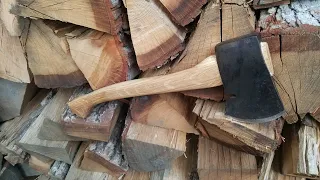 How To Fit A Thick Wedge When Hanging An Axe/Hatchet