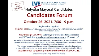 League of Women Voters Mayoral Candidates Forum 10/26/2021 English Version