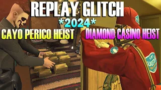 *2024* Replay Glitch For Diamond Casino Heist and Cayo Perico Heist Finals GTA Online Update