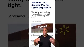 Walmart plans to lower starting wage on certain jobs. #wages #retailjobs #smallbusiness