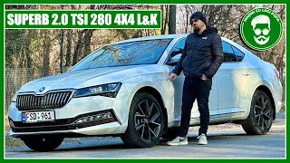 Cea mai LUXOASĂ, PUTERNICĂ și RAPIDĂ SKODA SUPERB! 2.0 TSI 280 CP 4x4 DSG LAURIN & KLEMENT