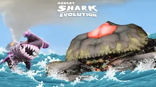 HOW TO KILL GIANT CRAB BOSS WITH DARKHAMMER (NEW 2023) - Hungry Shark Evolution