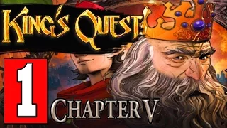 King's Quest Ch. 5: The Good Knight *1* King Graham - Gwendolyn - Bridge Fire Puzzle