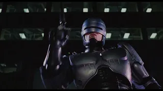 RoboCop 1987 RoboCop shoots guy in the groin scene 4K