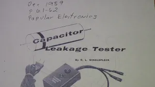 TTT339 New DIY Capacitor Tester