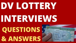 DV Lottery Interviews are the Easiest | DV Interview Experiences